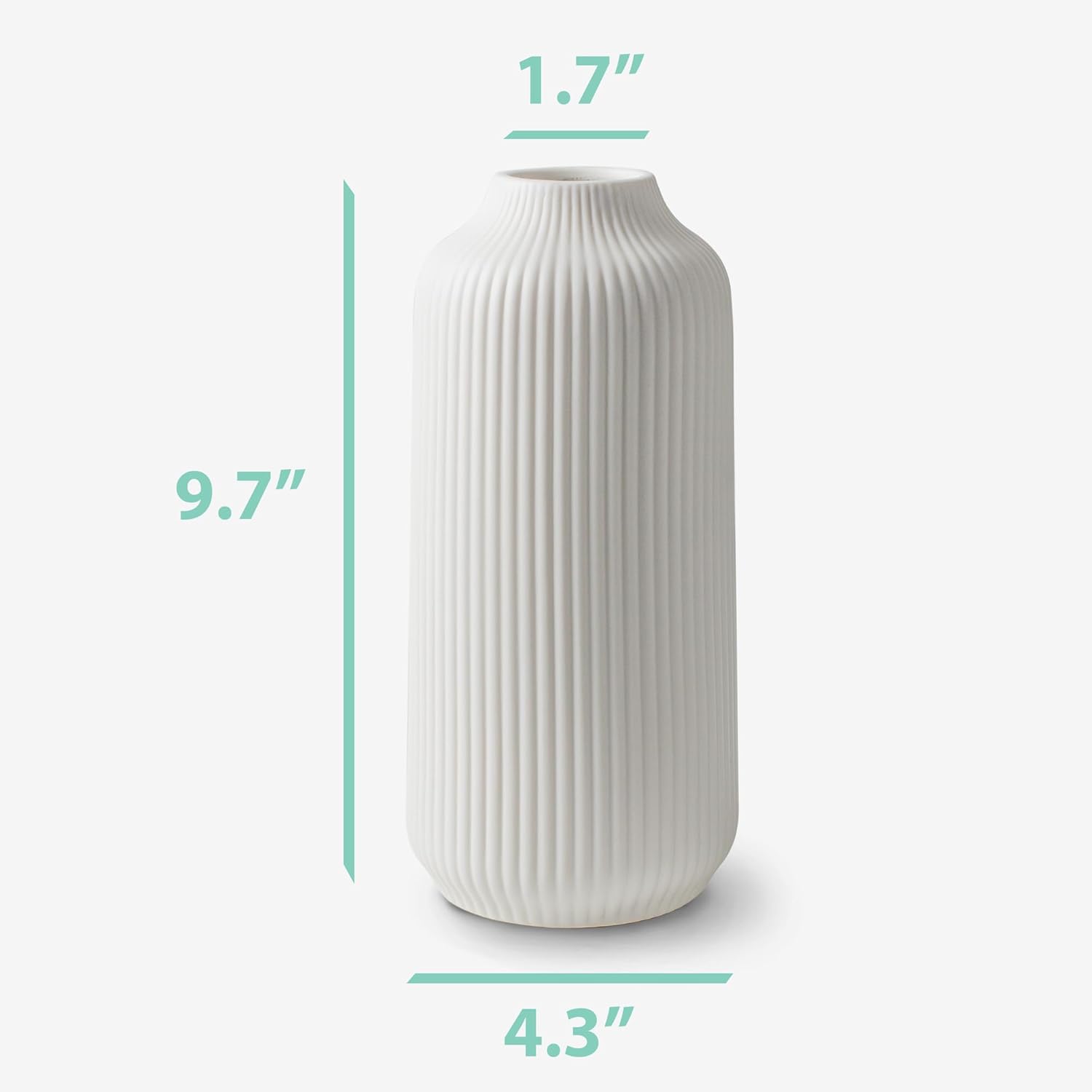 Large Nordic White Ceramic Vase