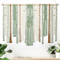 Large Green Macrame Wall Tapestry